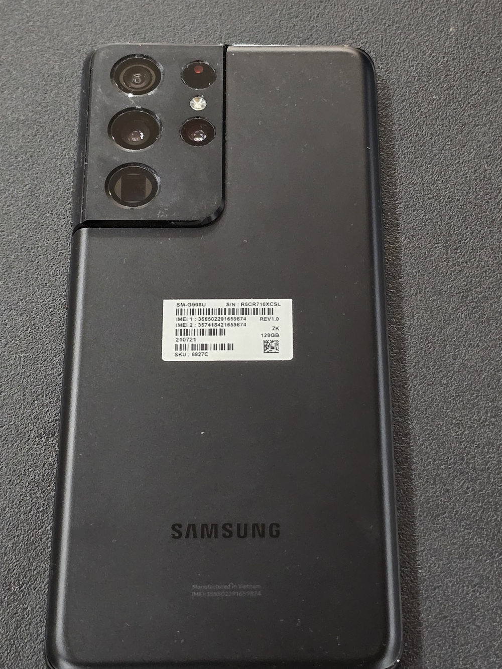 Samsung Galaxy S21 Ultra 5g Smartphone Black - Picture 4 of 5